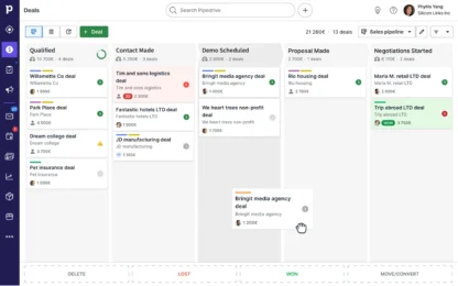 Pipedrive UI